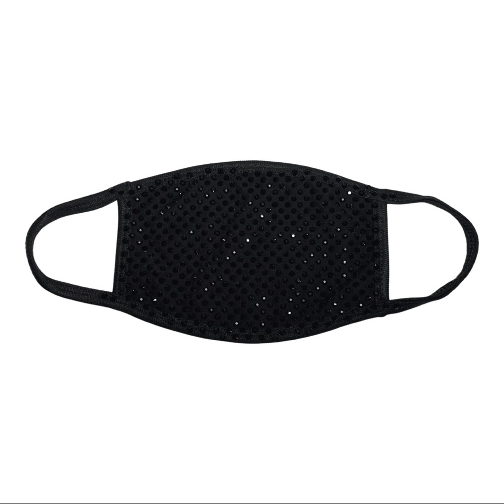 Black Crystal Face Mask